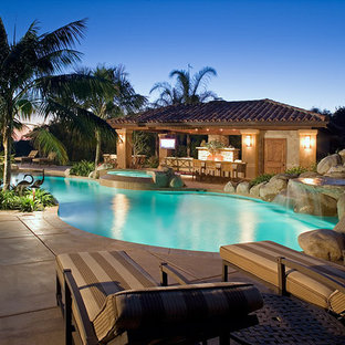 Resort style backyard