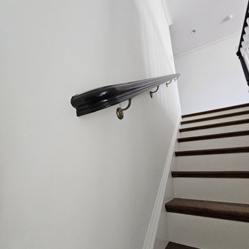 Project #121 | Elegant Freestanding U-Shaped Staircase