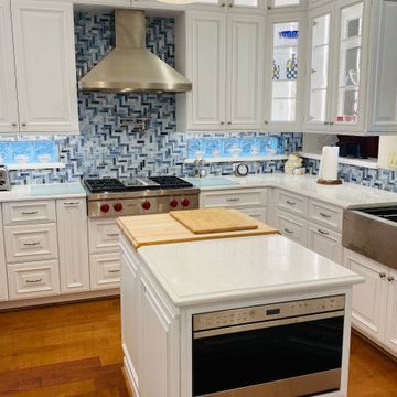 White on White Traditional 2019 Flolo Kitchen