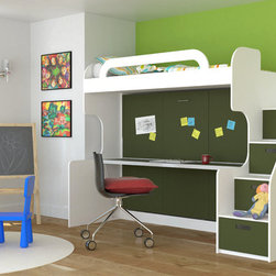 Avant Garde Double Size  Sideways Bunk Bed - Products