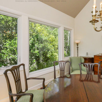 Great Wall of Windows in Remarkable Dining Room - Renewal by Andersen Bay Area,