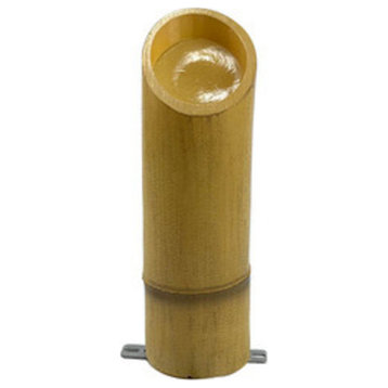 Waterproof Outdoor Bamboo Shape Garden Lamp, H11.8"