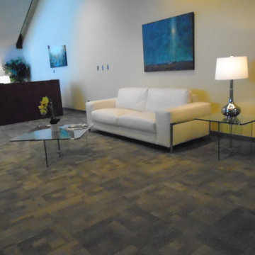 Before & After - Commercial Building Lobby Staging in Albuquerque, NM