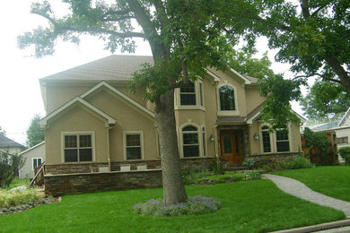 Example of a classic home design design in Denver