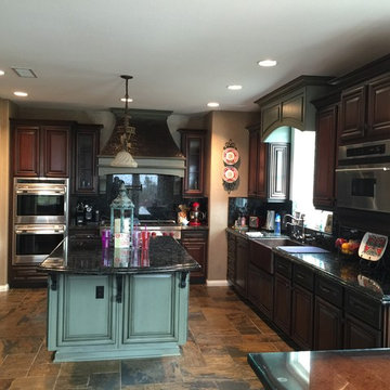Kitchen cabinet refinishing, refacing and customizing