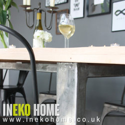 4 SEATER INDUSTRIAL TABLE - Furniture