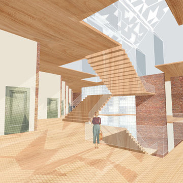 The Gridflower Grand Stair (student project)