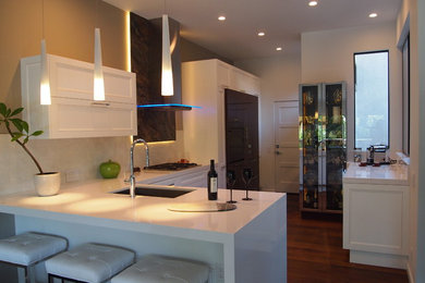 Inspiration for a transitional kitchen remodel in Orange County