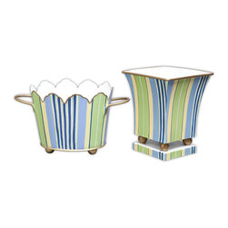 Multistriped Cachepots - Area Rugs
