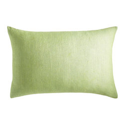 EUROPEAN FLAX LINEN PILLOW COVER &ndash; LEAF RECTANGLE - Products