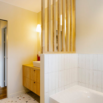 Douche italienne et Baignoire