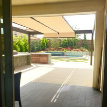 Outside