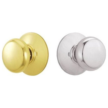 Schlage F10-PLY Plymouth Passage Door Knob Set - Polished Brass x Polished