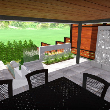 Toronto High Park Modern Backyard