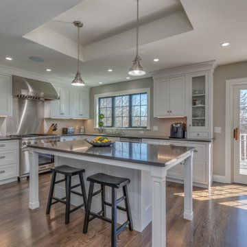 Frosty White & Bright Kitchen