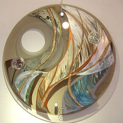 Original paintings on glass - Mixed Media Art