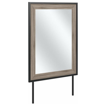 Atria Bedroom Mirror in Modern Hickory - Engineered Wood