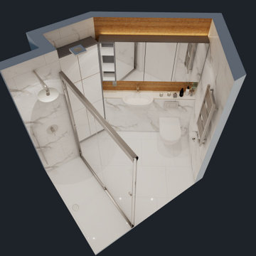 Bathroom Redesign 4,6 sq.m