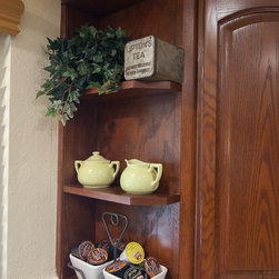Bath in HomeCrest, Laurel Sq., Maple, Sorrel, Ebony - Kitchen Cabinetry