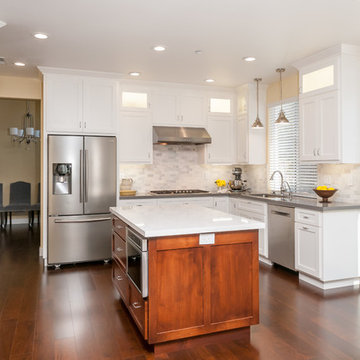 Union City Gray and White Kitchen