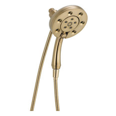 Delta H2Okinetic In2ition 4-Setting 2-in-One Shower, Champagne Bronze, 58472-CZ