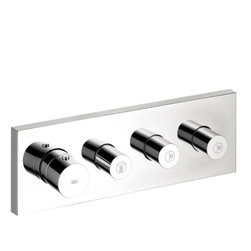 Axor ShowerCollection Thermostatic Module Trim with Volume Controls - Bathroom Accessories