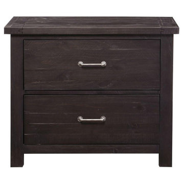 Crafters and Weavers Oak Park 2 Drawer File Cabinet