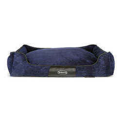 Scruffs Milan Orthopaedic Navy Box Bed - Dog Beds