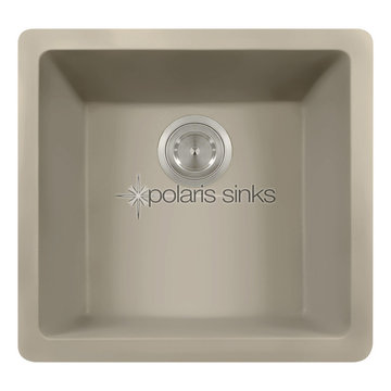 Polaris Sinks P508 Slate AstraGranite Single Bowl Kitchen Sink