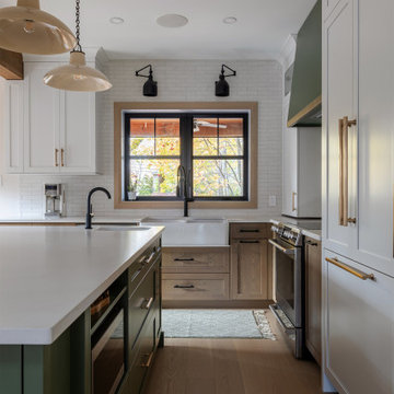 Montreal Farmhouse Chic Kitchen & Major Home Renovation