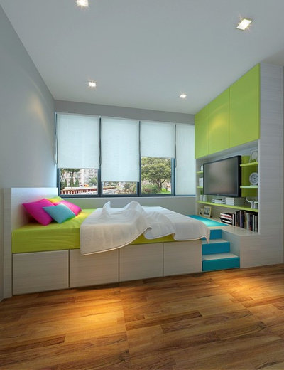 Hochstapler! 9 umwerfende bettpodest designs fürs schlafzimmer Podestbett
