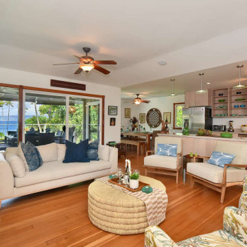 Vintage Napili Maui ocean front home refurbish