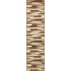Unique Loom Autumn Wheat Rug, 2'6x10'