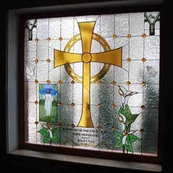 Ecclesiastical custom stained glass - Mixed Media Art