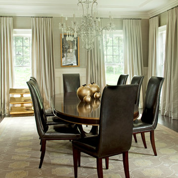Lynne Scalo uses ARTERIORS accessories on dining table