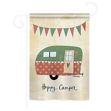 Camper 2-Sided Impression Garden Flag