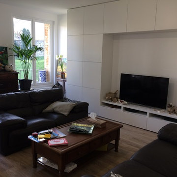 Rénovation appartement style zen scandinave
