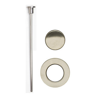 PF WaterWorks SinkSTRAIN Brushed Nickel Bathroom Sink Stopper in