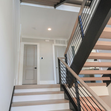 Project #52 | Minimalist Open Riser Stairway