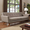 Engage Upholstered Fabric Sofa, Granite