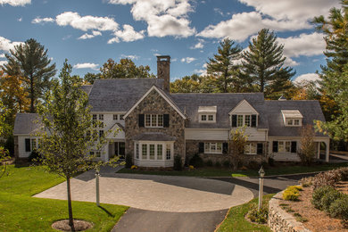 Example of a classic exterior home design in Boston