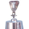 Chrome Hanging Ship's Bell 18'' , Hanging Chrome Bell, Chrome Hanging Ship Be