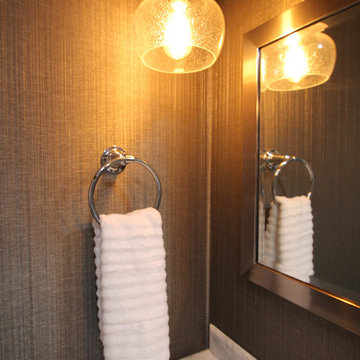 Luxe Transitional Centennial Guest Bath Remodel