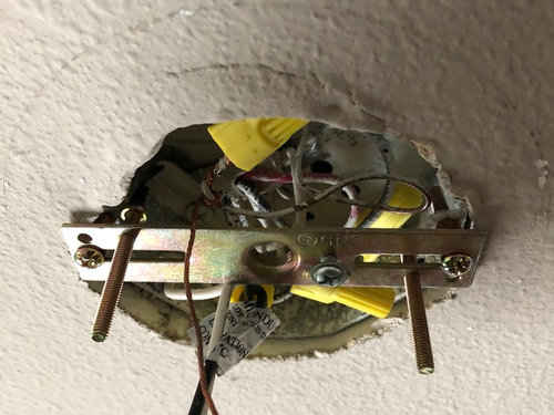 Will This Electrical Box Support A Ceiling Fan - How Do You Cover An Unused Ceiling Electrical Box