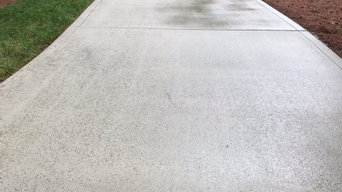 Before & After Driveway Pressure Washing in Charlotte, NC