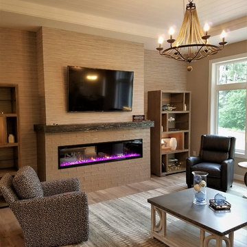 Linear and Modern Fireplace Designs
