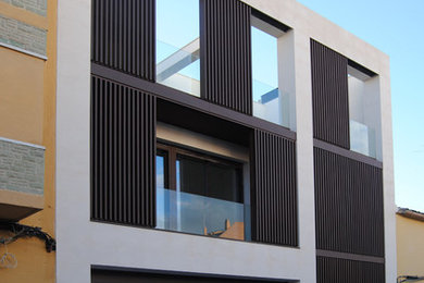 Inspiration for a contemporary exterior home remodel in Other