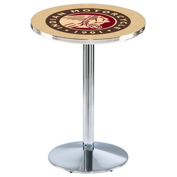 Indian Motorcycle Pub Table, 36"x36"