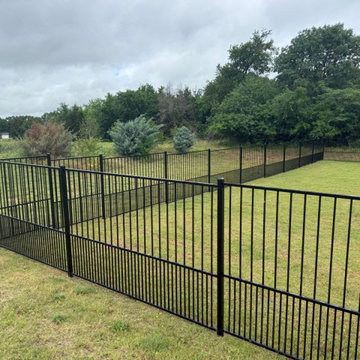 WROUGHT IRON FENCE - POTTSBORO, TX