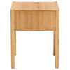 Baxton Studio Naresh Natural Brown Bamboo Wood 1-Drawer End Table